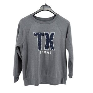 State of Mine Texas TX Sweatshirt Long‎ Sleeve Thumbhole Pre-Owned Womens Large